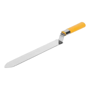 DESOPERCULADOR APÍCOLA TIPO CUCHILLO IMPORTADO CON MANGO PLÁSTICO AMARILLO