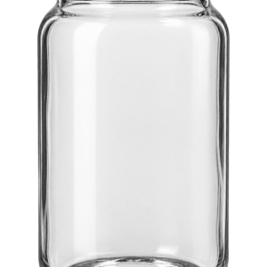 FRASCO DE VIDRIO CON TAPA DE 250 ML