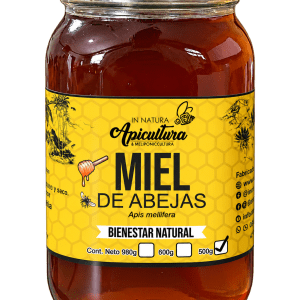 MIEL DE ABEJAS EN FRASCO 500 GR